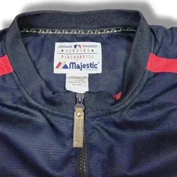 NWOT MAJESTIC TWINS PULLOVER WINDBREAKER JACKET - Picture 4 of 10